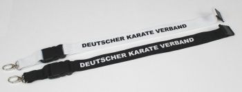 Schlüsselband mit Text Deutscher Karate Verband