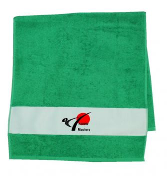 Handtuch grün mit Druck KDNW Masters