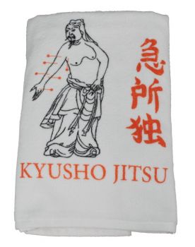 Duschtuch mit Kyusho Jitsu Motiv