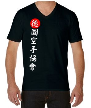 V-Neck Shirt mit DKV Kanji