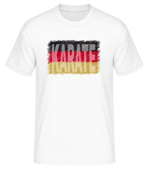 T-Shirt mit Deutschland Flagge und Karate Text
