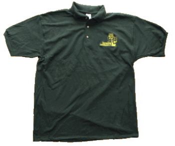 Polo-Shirt dunkelgrün mit SKB Logo bestickt