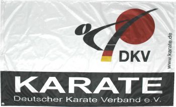 Dojo drapeau avec le logo de DKV - Kopie