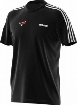 adidas T-Shirt schwarz mit DKV Logo