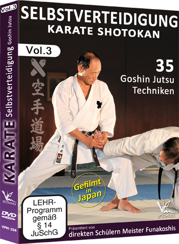 Shotokan Karate Vol.3 Selbstverteidigung – 35 GoshinJutsu Techniken