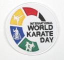 Aufnäher World Karate Day Stickabzeichen