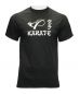 Preview: T-Shirt bedruckt mit dem Motiv Karate mit japanischem Schriftzeichen / Kanji