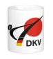 Preview: hochwertige Premium Keramik Tasse mit DKV Motiv