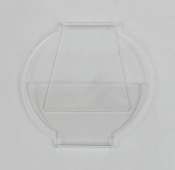 Abzeichenhalter steckbar rund für Abzeichen mit bis zu 8,5 cm Durchmesser