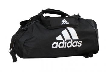 adidas Sporttasche - Sportrucksack schwarz/weiss mit DKV Logo
