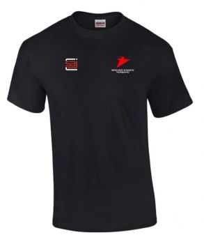 T-Shirt schwarz mit Druck Bremer Karate Verband