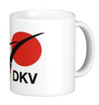 cup with DKV motif