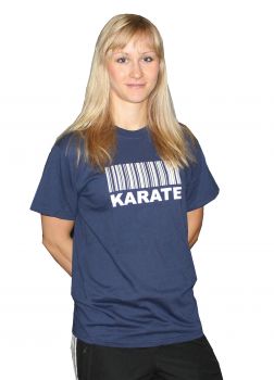 T-Shirt Barcode Karate