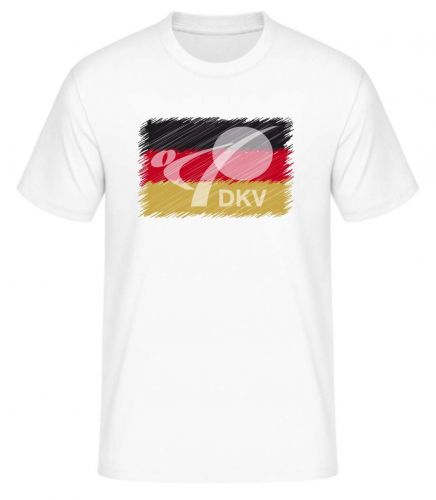 T-Shirt mit Deutschland Flagge und DKV Logo