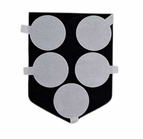 Abzeichenhalter in Wappenform mit Magnethalter