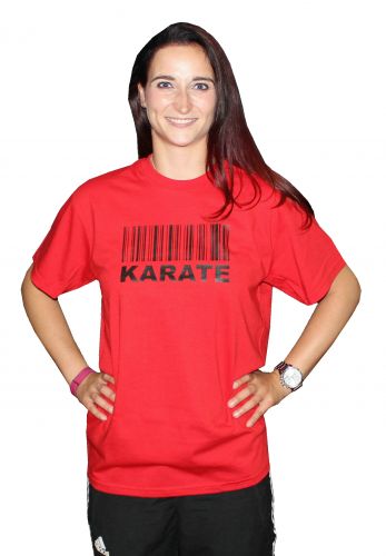 T-Shirt Barcode Karate